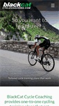 Mobile Screenshot of blackcatcyclecoaching.com